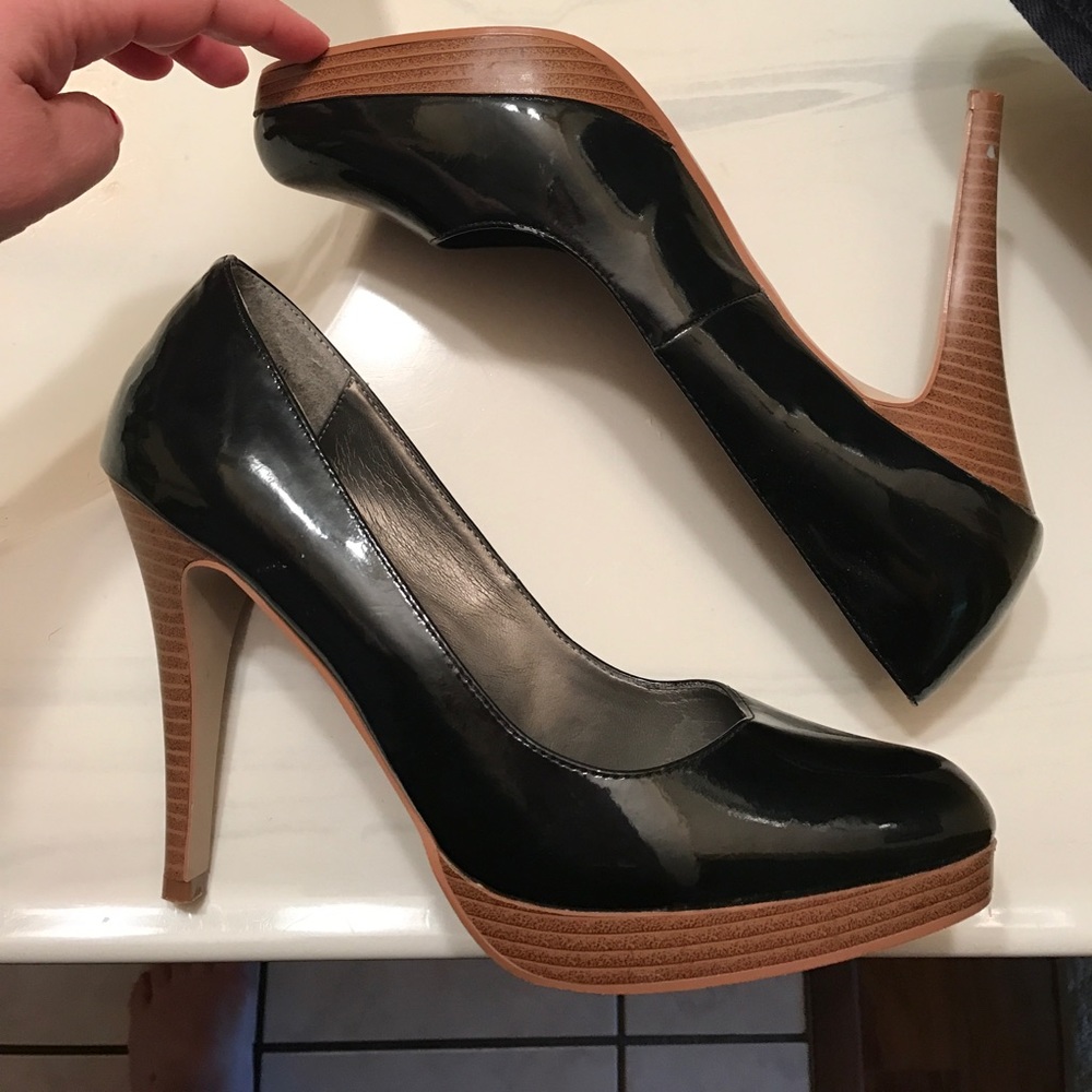 Jazzberry women's sz10 5" Black Patent Heels