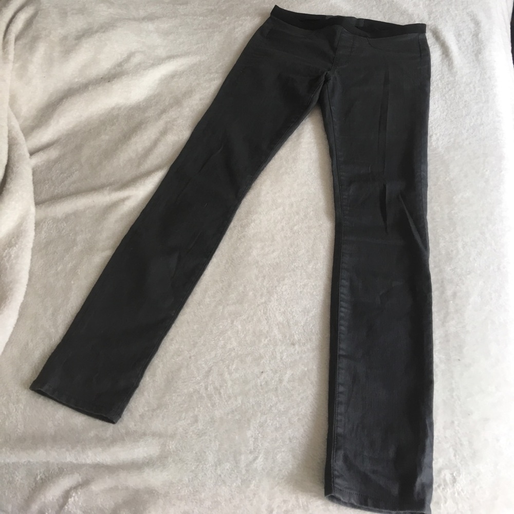 Helmet Lang waxy jeans