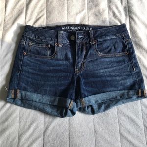American Eagle Midi Jean Shorts