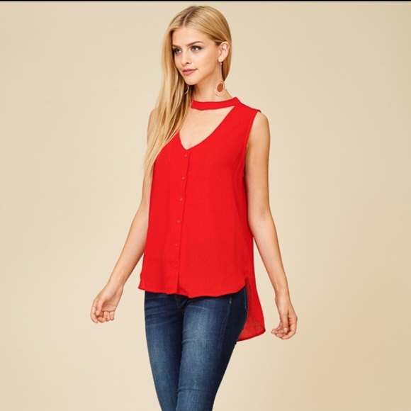 Hard to Get Choker Blouse - Picture 4 of 4