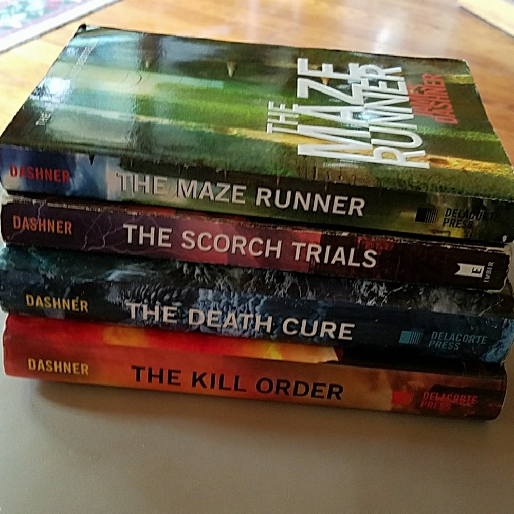 Maze Runner series of 4 Novels!