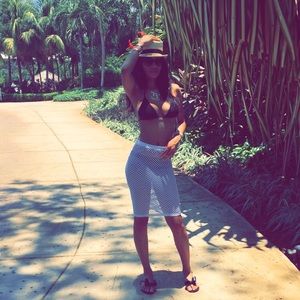 Fishnet Coverup Skirt