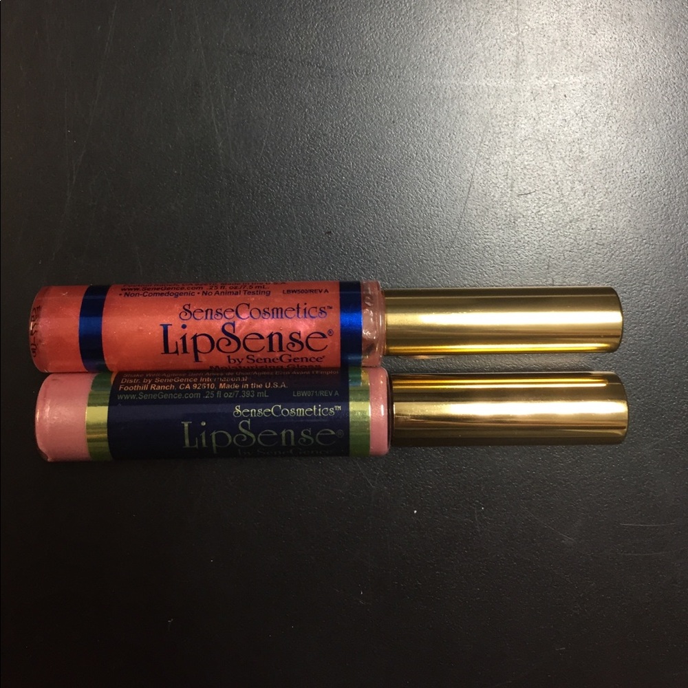 Pink champagne lipsense/Rose gloss bundle