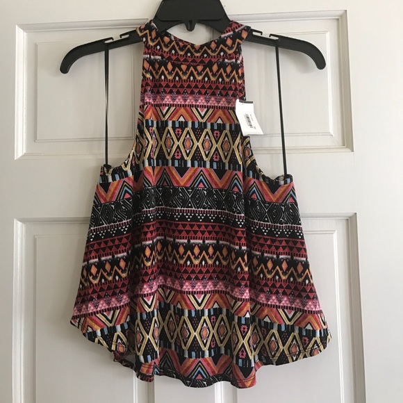 Colorful open-back top - Picture 1 of 2