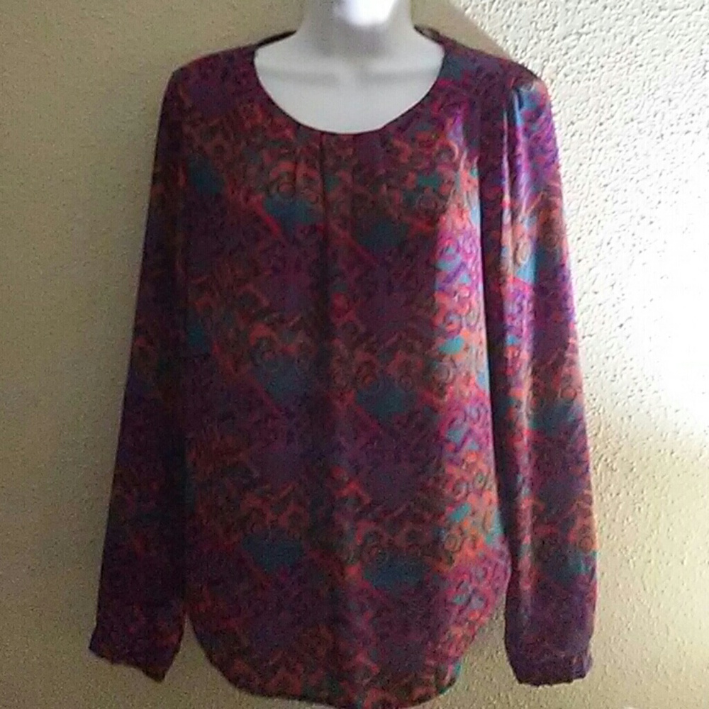 Forever 21 Long Sleeve Flowy Top