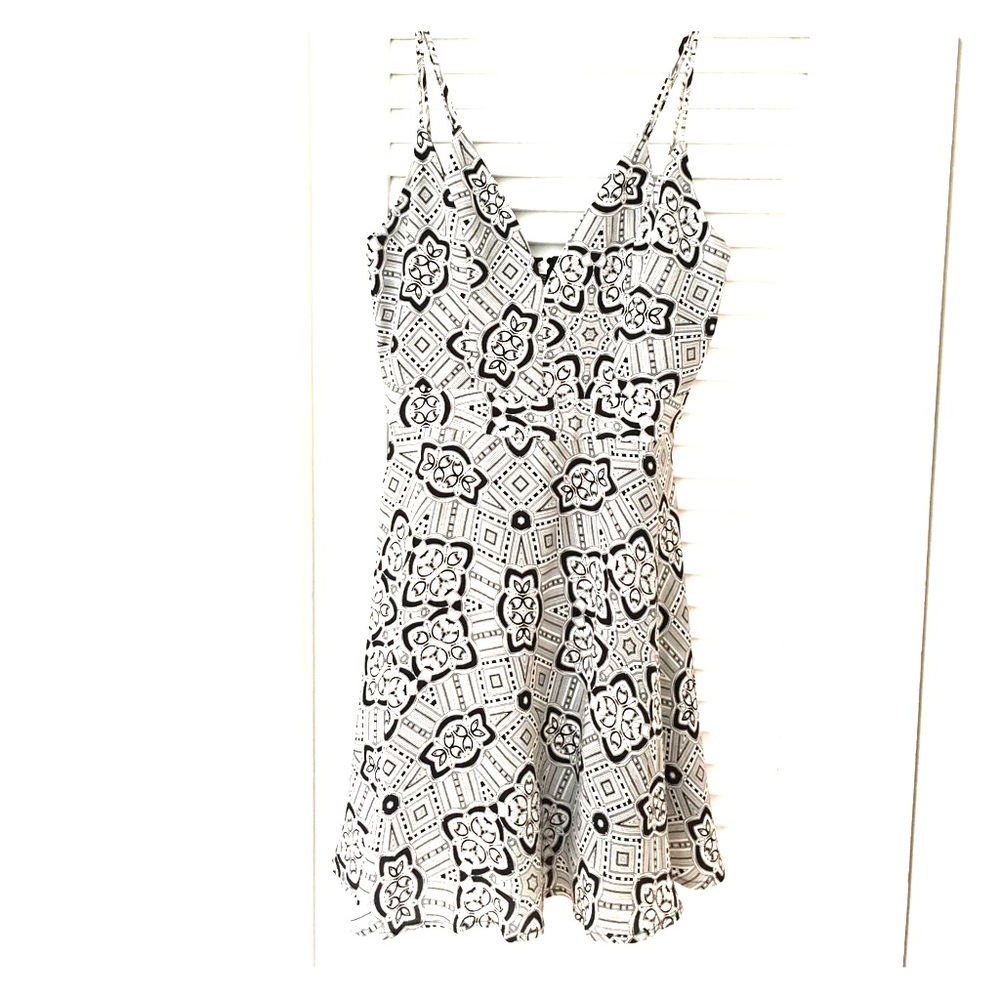 NBD black & white dress