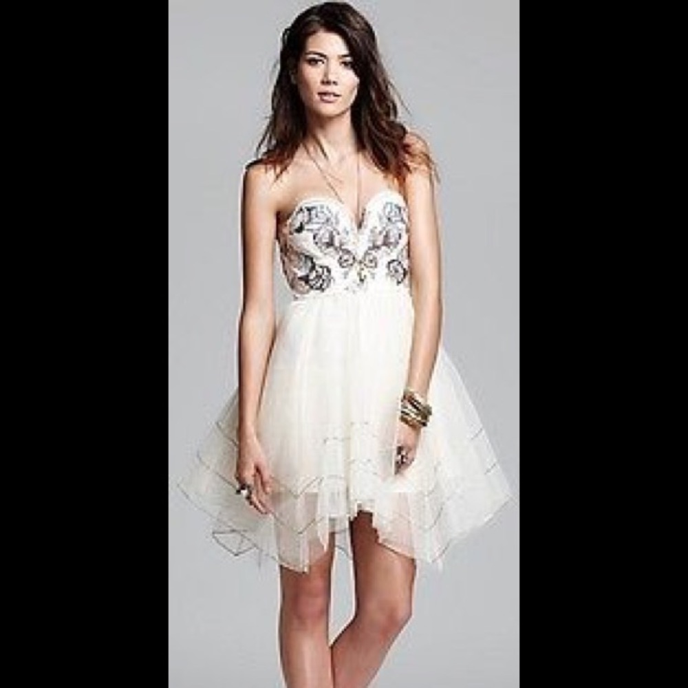New without tags free people embroided dress