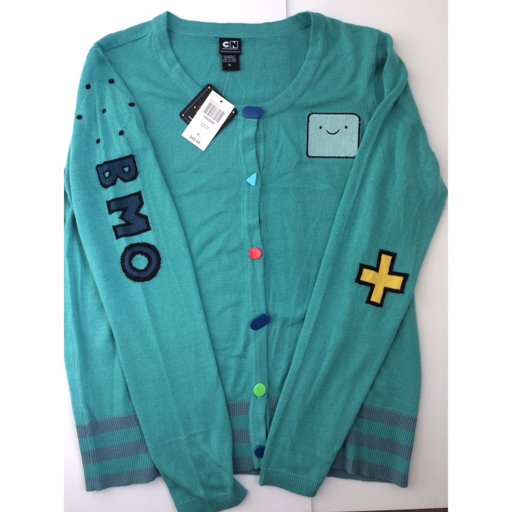 NWT Adventure Time, BMO Cardigan
