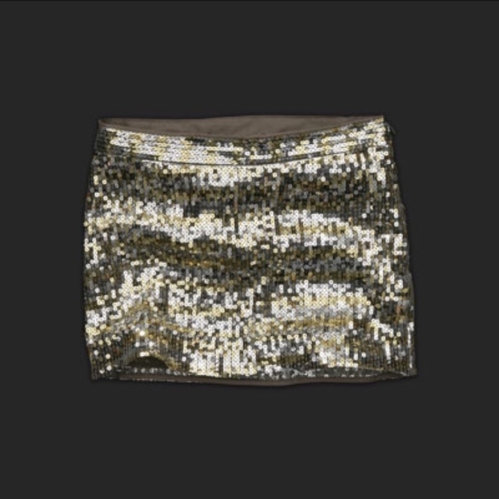 Abercrombie & Fitch Sequin Mini Skirt size 12