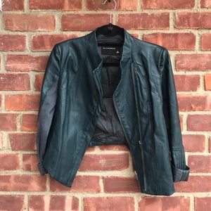 Olivaceous evergreen jacket (%60 PU %40 RAYON)