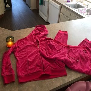 Juicy couture track suit size large