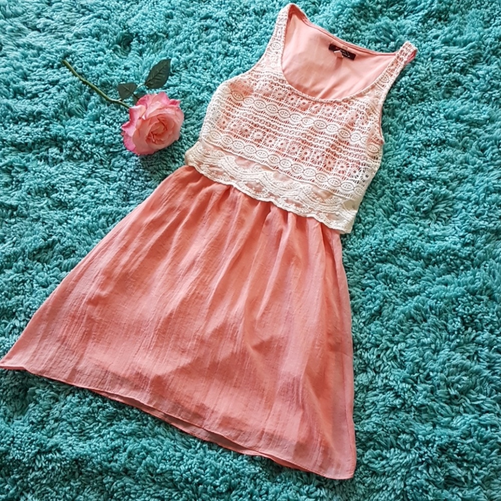 Gorgeous peach dress