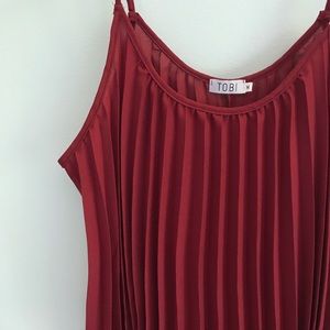 Tobi red tank top