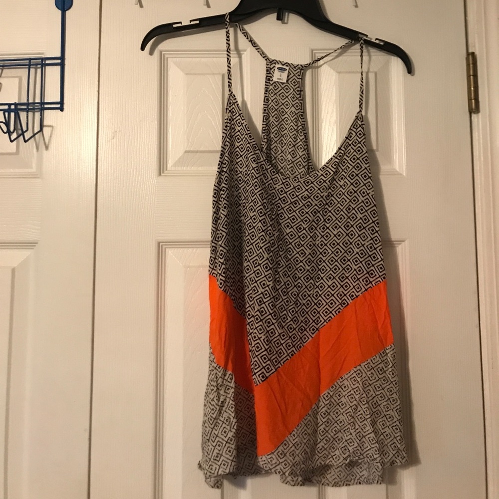 Dress racer back tank top