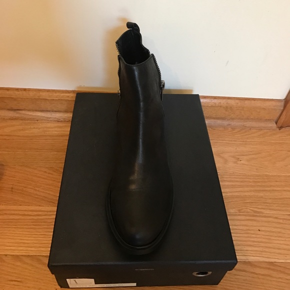 Alias Mae Dion Burnished Black Leather Boot - Picture 5 of 7