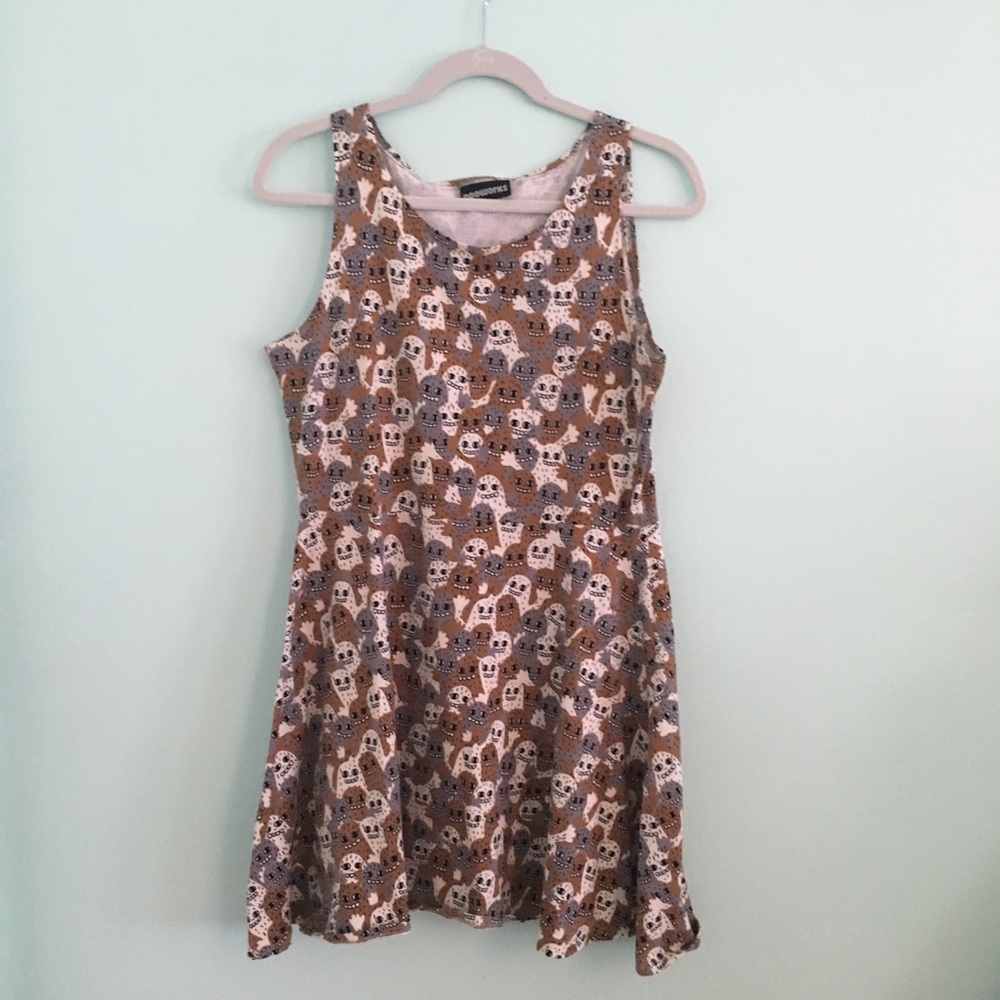 Made in USA sleeveless skater dress