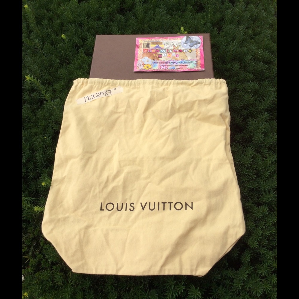 Authentic Louis Vuitton Drawstring Dustbag