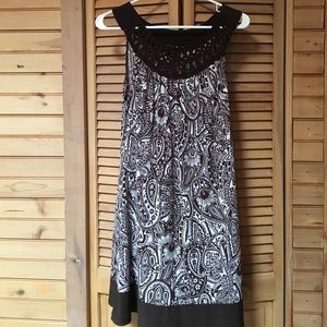 Paisley Printed Dress