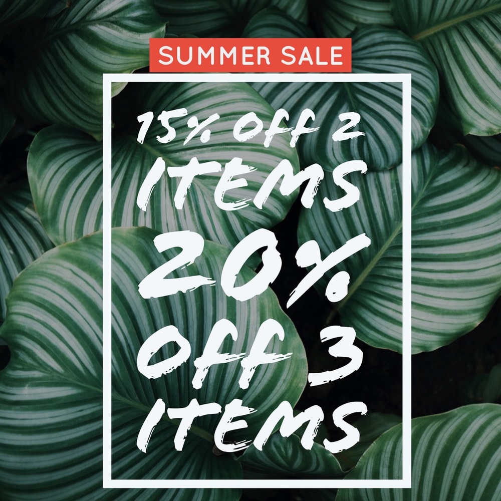 Summer Sale!