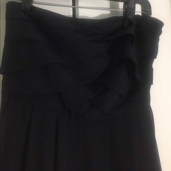 Black strapless Chiffon dress - Picture 2 of 2