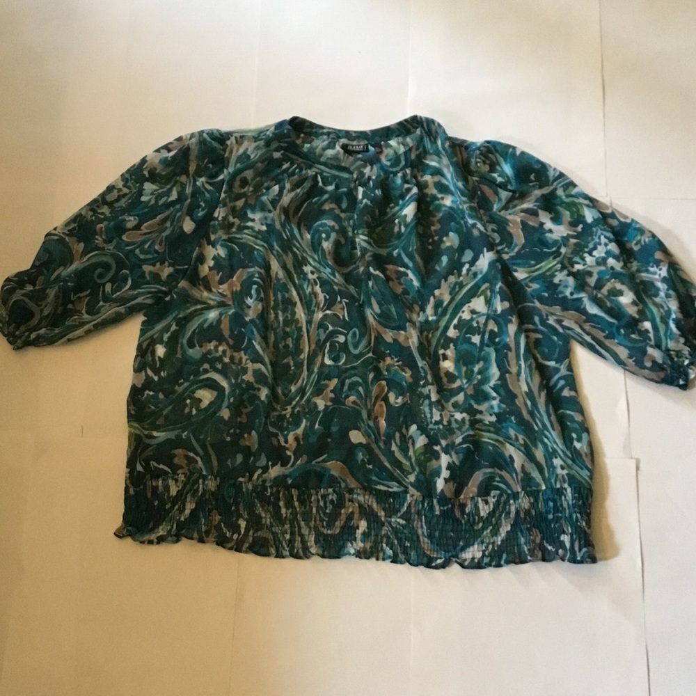 Plus Size Sheer and Breezy Top Size 3X