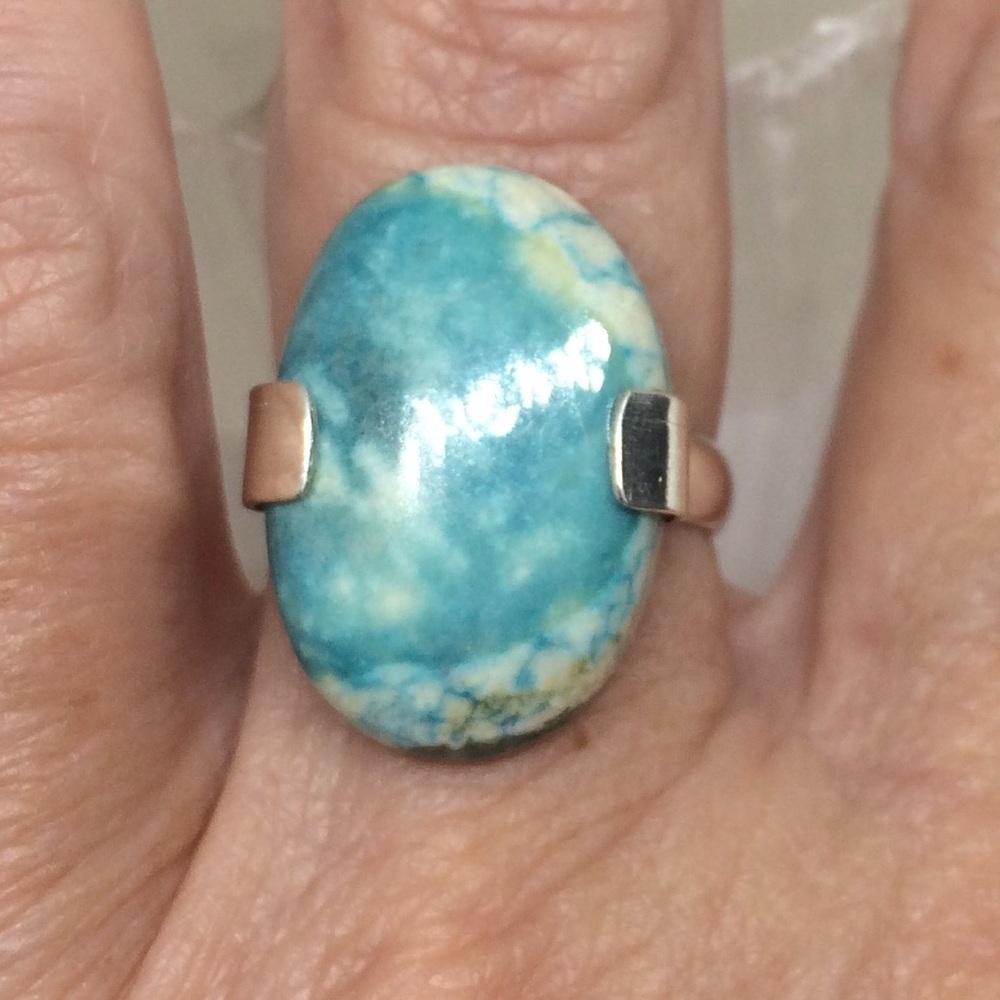 ⬇️SALE‼️🎀HANDCRAFTED COBRA JASPER RING - Picture 4 of 7