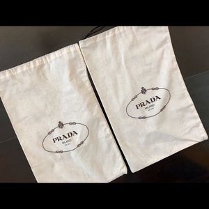 Authentic Prada Dust Bags