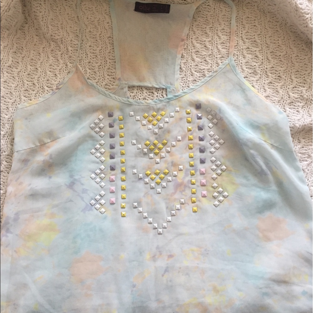 Faint tie-dye tank