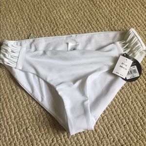 White bathing suit bottoms