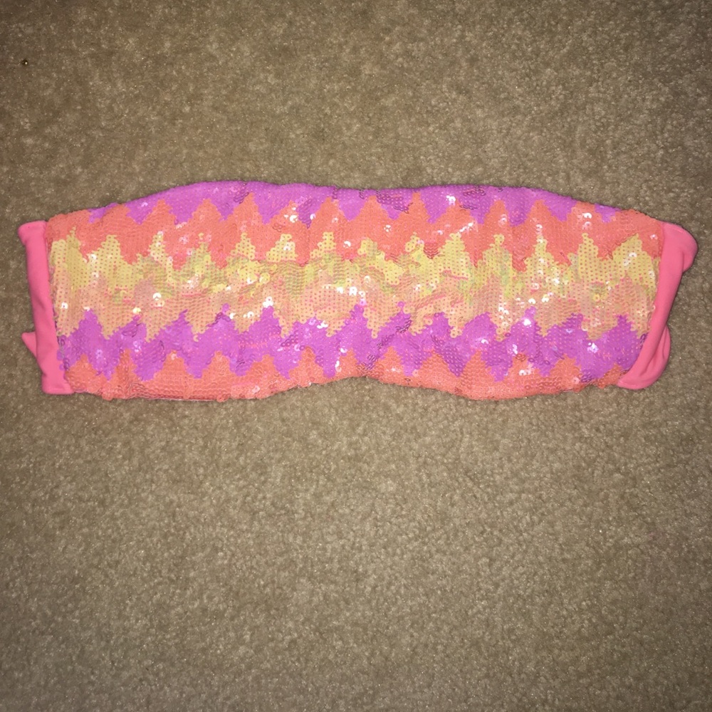 victoria's secret strapless bathing suit top