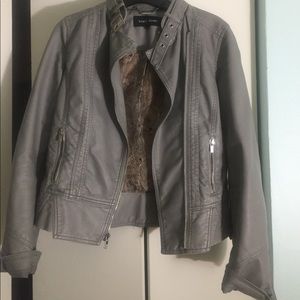 Faux leather jacket