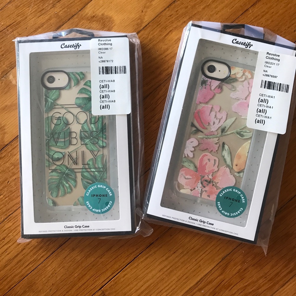 Two iPhone 7 cases sold as a pair