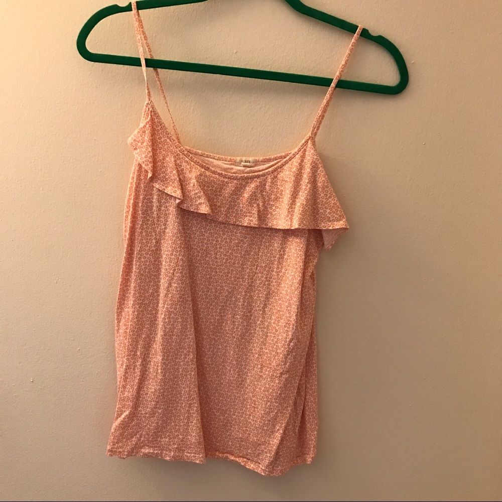 🌼 Orange Floral Tank 🌼