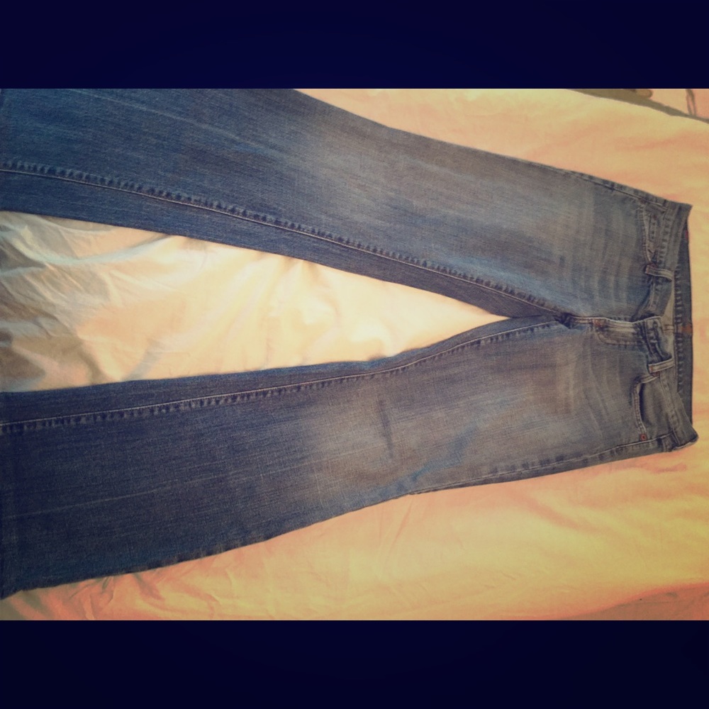 Authentic 7 for all mankind bootcut jeans-SIZE 30