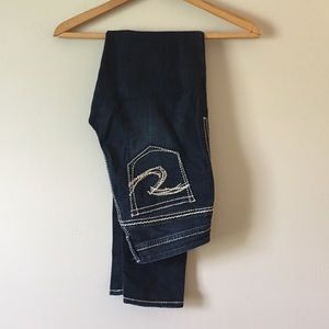 Women's Silver Skinny Jeans Size 28 x 31