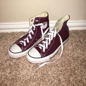 Burgundy Chuck Taylors