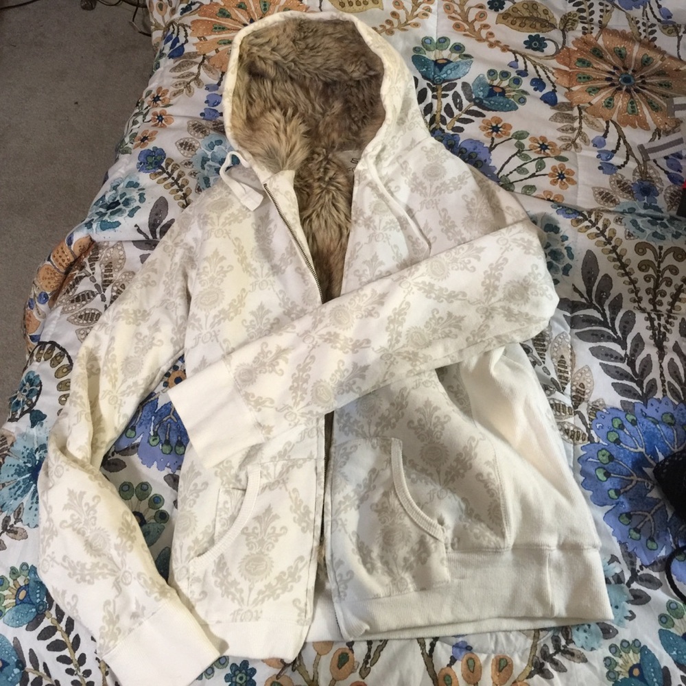 Fox zip hoodie- NWOT