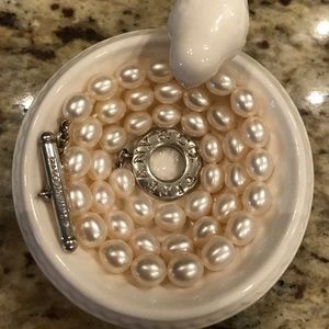 Tiffany & Co. Pearl Toggle Necklace