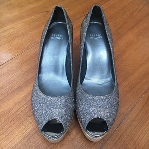 Stuart Weitzman Anna Wedges sz 8.5