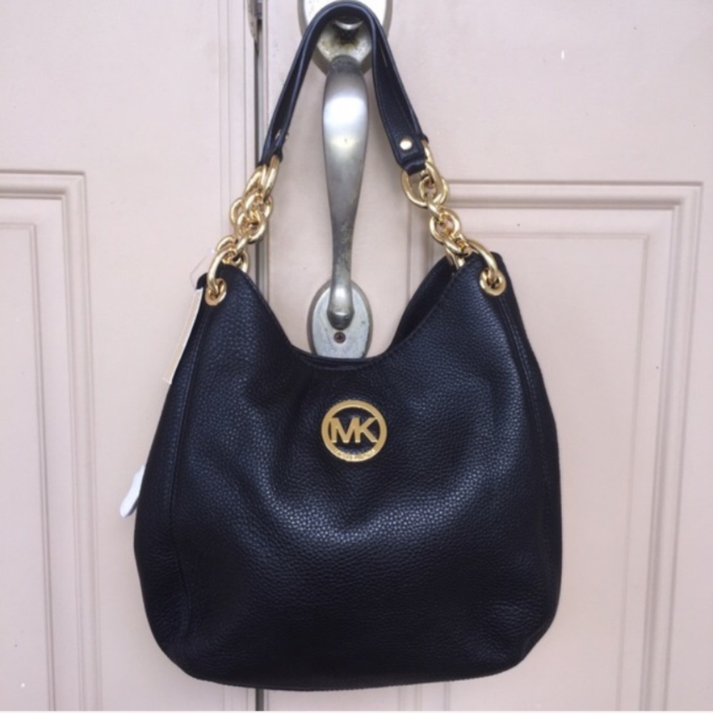 Michel Kors Fulton Leather shoulder Tote