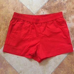 BNWT J. Crew Red Shorts
