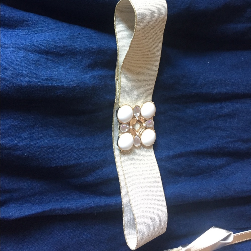 Lilly Pulitzer Elasticated Gold Belt