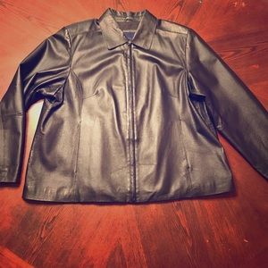 Venezia 100% Genuine Leather Jacket woman's 18/20