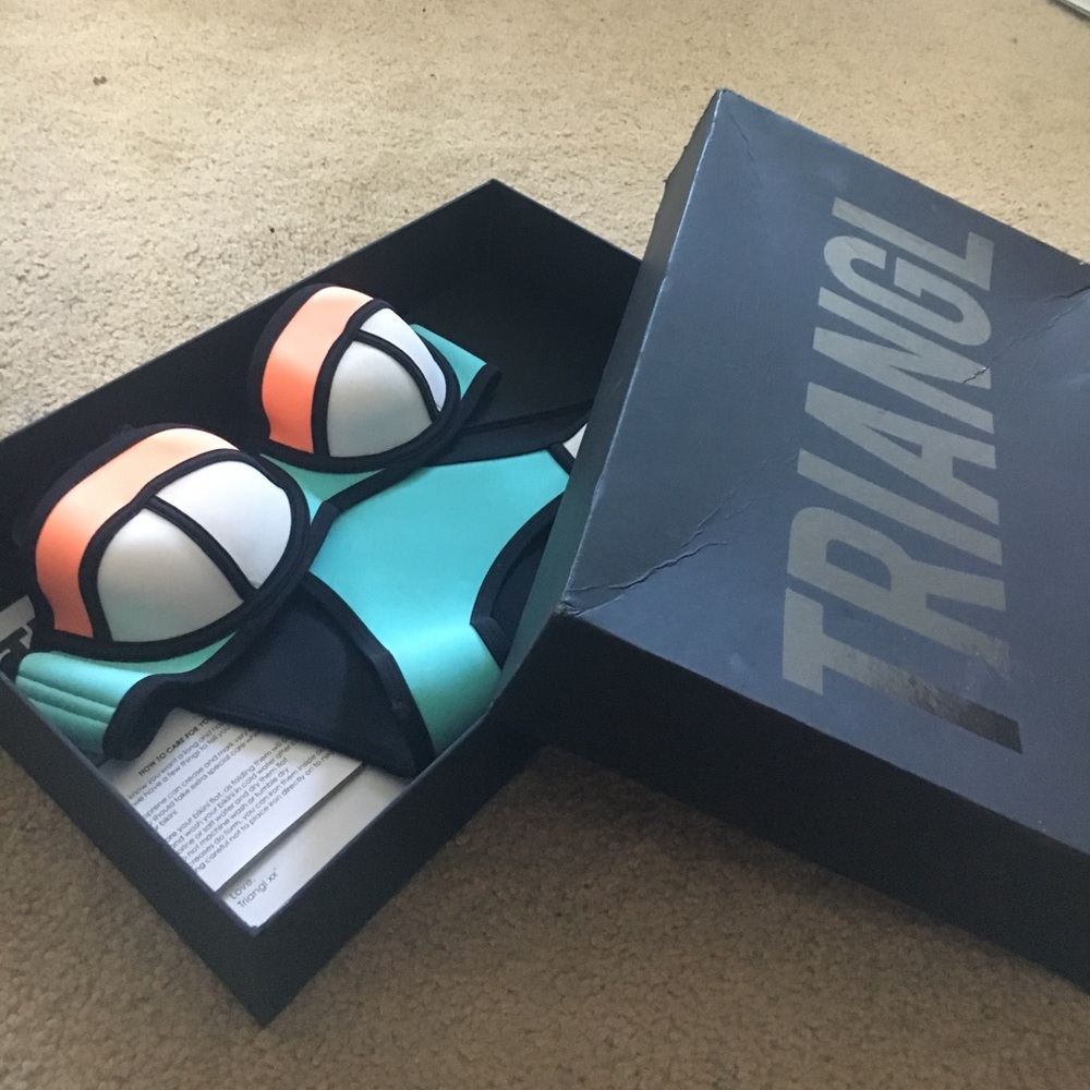 never worn triangl bikini