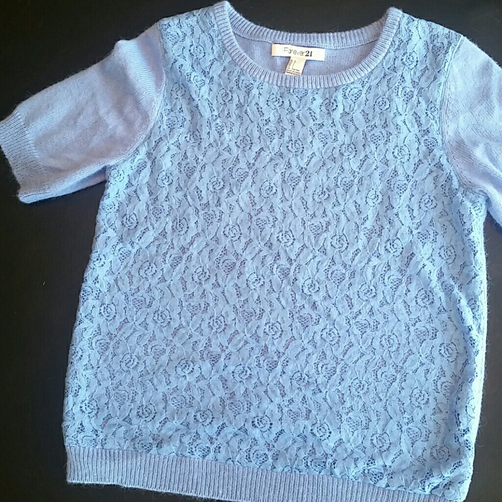 Wool sweater T-shirt