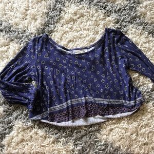 Flowy crop top