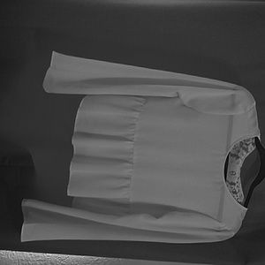 BCBG ASHLYNNE WHITE SZ XS VERCITYLE TOP NEW