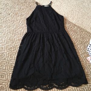 Lace scalloped dress