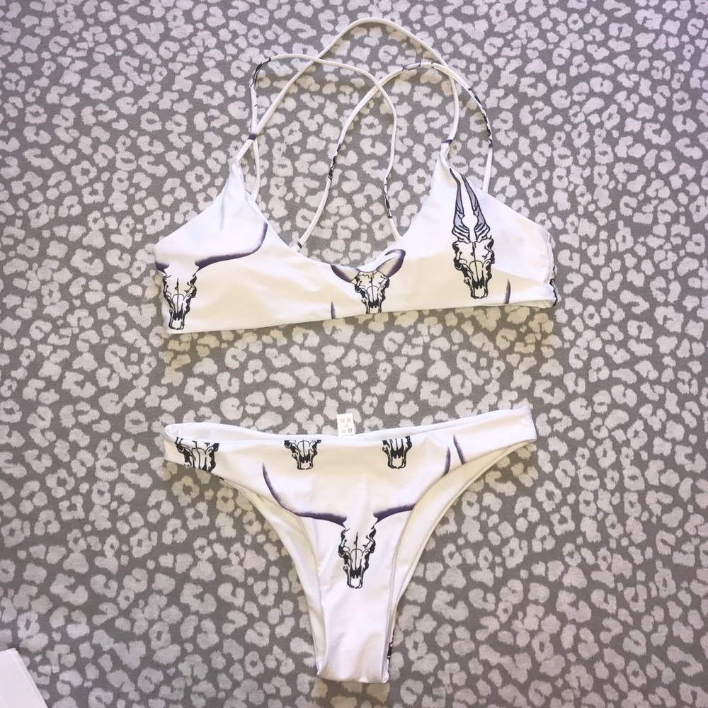 Long horn bikini set