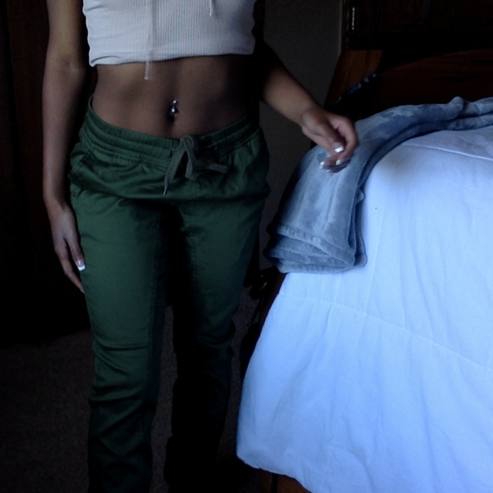 Olive Green Joggers
